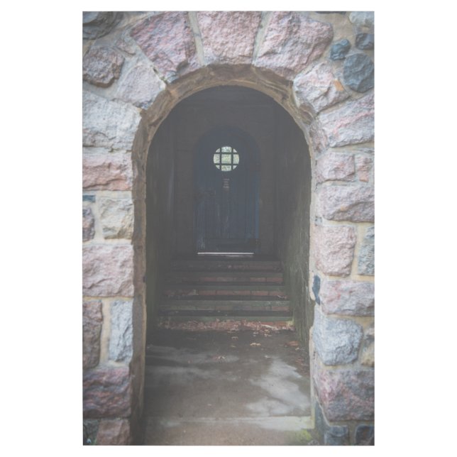 Mysterious Blue Door Gallery Wrap (Front)