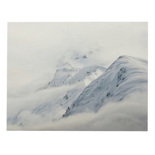 Mysterious Chugach Peaks Notepad