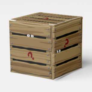 Mysterious Crate Favor Boxes