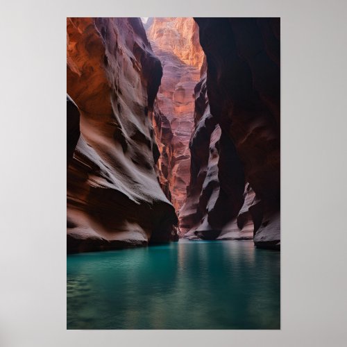 Mysterious Depths of the Canyon Poster