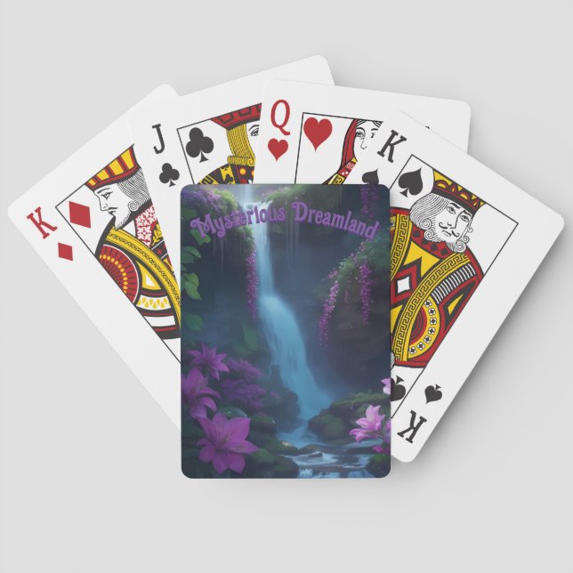 Mysterious Dreamland - Dream Garden I Poker Cards (Back)