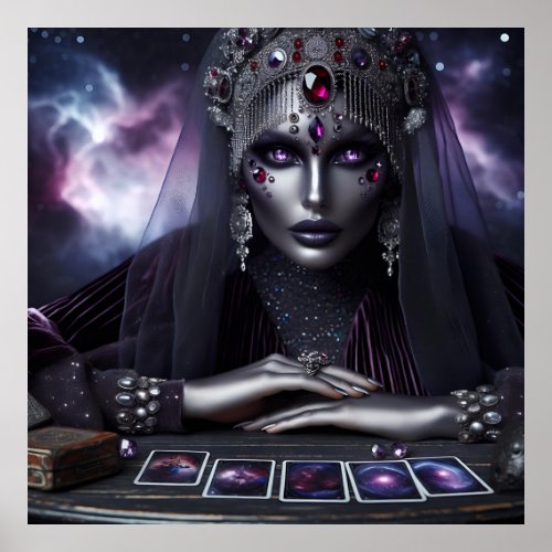 Mysterious Exotic Fortune Teller Poster