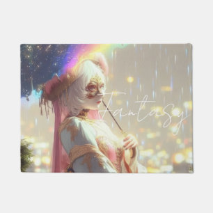 Mysterious Fantasy Girl - Ocean Art Aesthetic Doormat