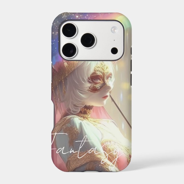 Mysterious Fantasy Girl - Ocean Art Aesthetic iPhone Case (Back)