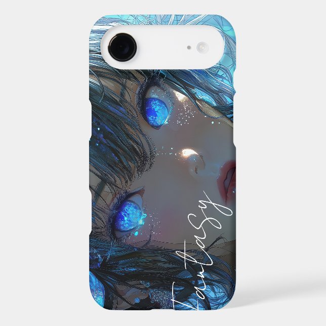 Mysterious Fantasy Girl - Ocean Art Aesthetic iPhone Case (Back)