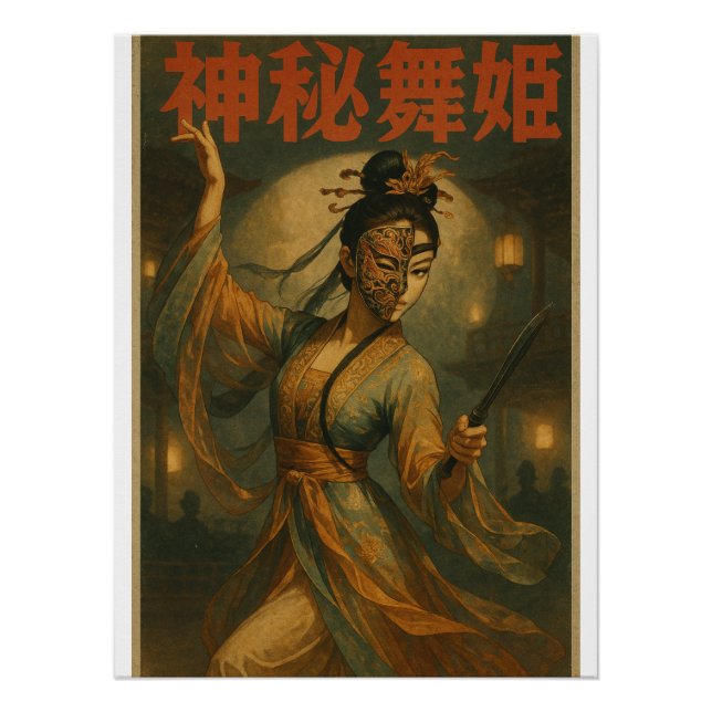 Mysterious female dancer from ancient China Poster (Front)