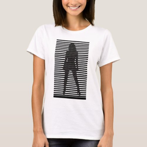Mysterious Female Sihouette T_Shirt