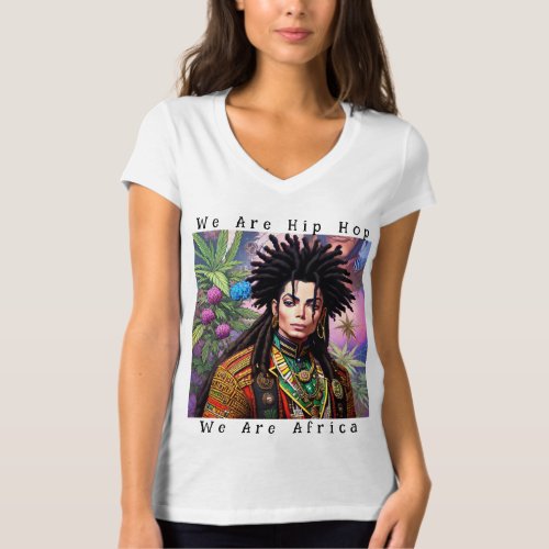 Mysterious Figure with Dreadlocks Tee