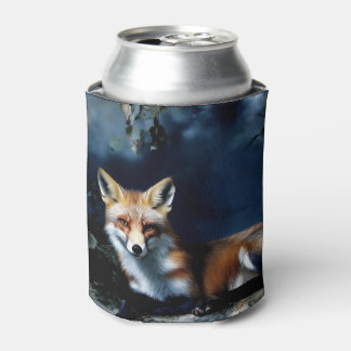 Mysterious Fox in the Woods Portrait Can Cooler