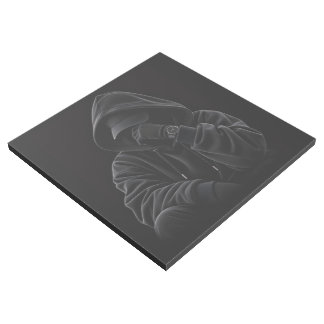 Mysterious Hooded Figure Dark Aesthetic Gallery Wrap