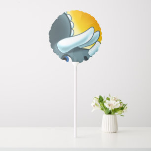 MYSTERIOUS HORNED DINOSAUR by Jeff Willis Art Balloon