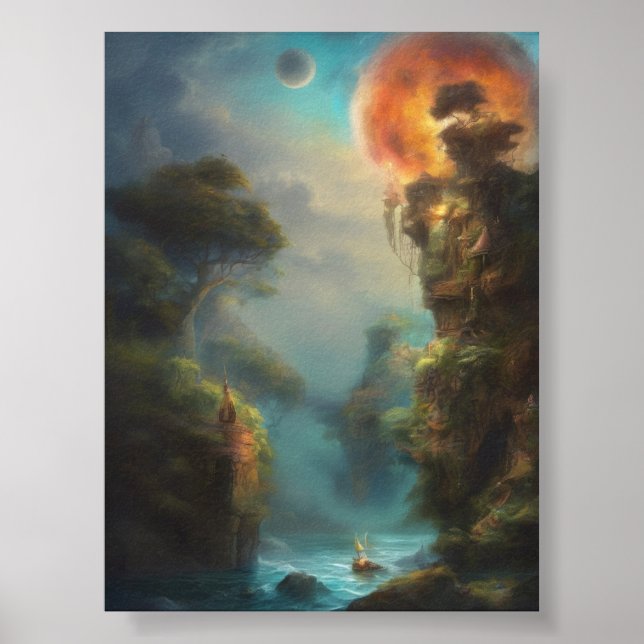 mysterious island poster (Front)