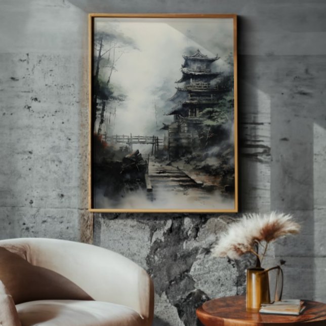 Mysterious Japanese Temple Photo Print (Creator Uploaded)