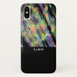 Mysterious line made with sign and cosine iPhone XS case