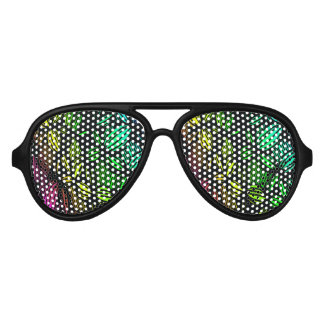 Mysterious lines aviator sunglasses