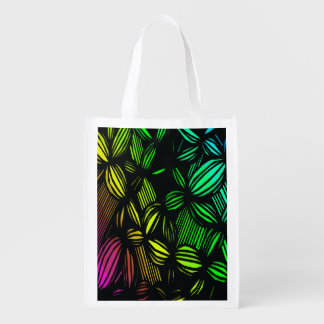 Mysterious lines grocery bag