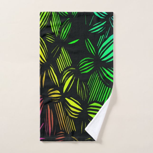 Mysterious lines hand towel  (Hand Towel)