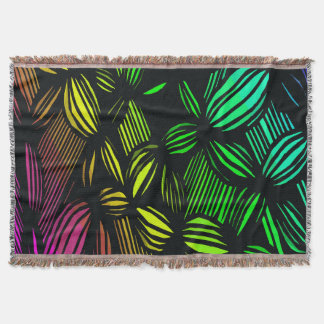 Mysterious lines throw blanket