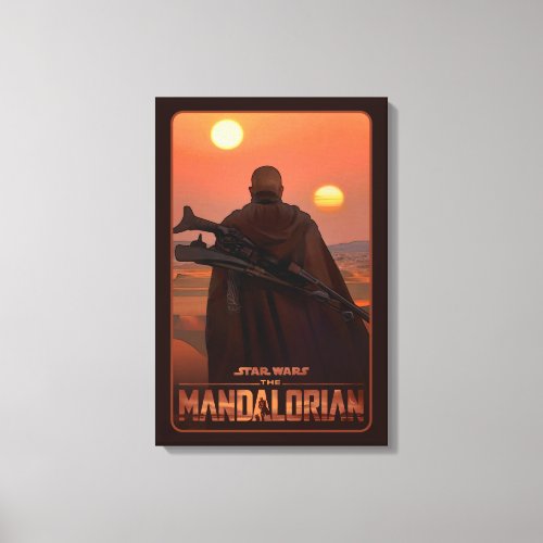 Mysterious Man Concept Art Canvas Print