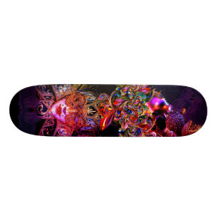 Mysterious Masquerade Ball Beauty 8 1/8 skateboard