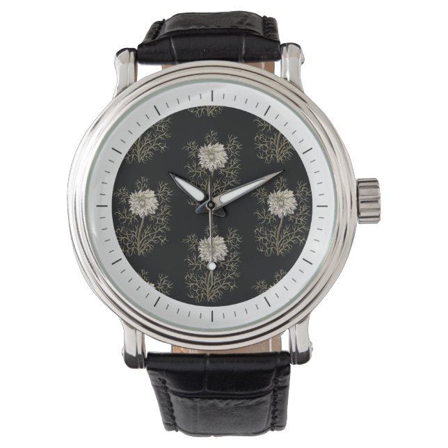 Mysterious Medieval Flower Pattern Watch (Front)