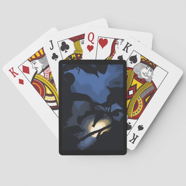 Mysterious Moon Playing Cards (Back)