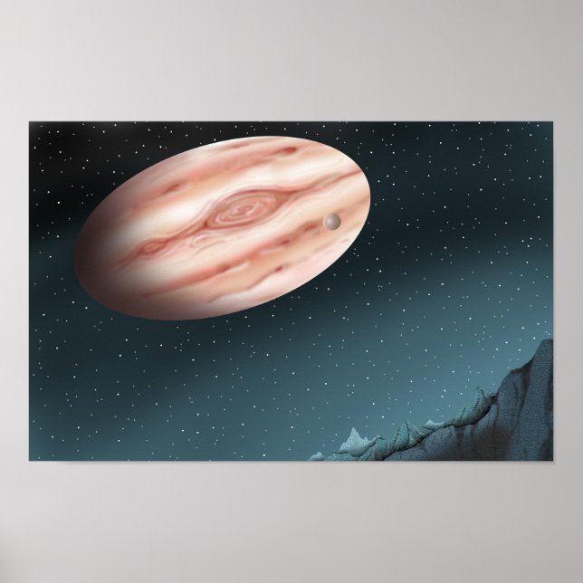 Mysterious night when giant stars are visible. poster (Front)