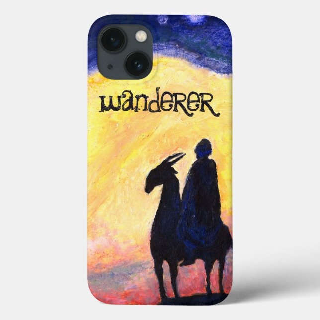 Mysterious Rider Wanderer Customizable Case-Mate iPhone Case (Back)
