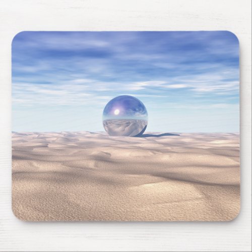 Mysterious Sphere in Desert Mouse Pad