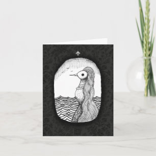 Mysterious Spooky Surrealism Gothic Art Halloween Card