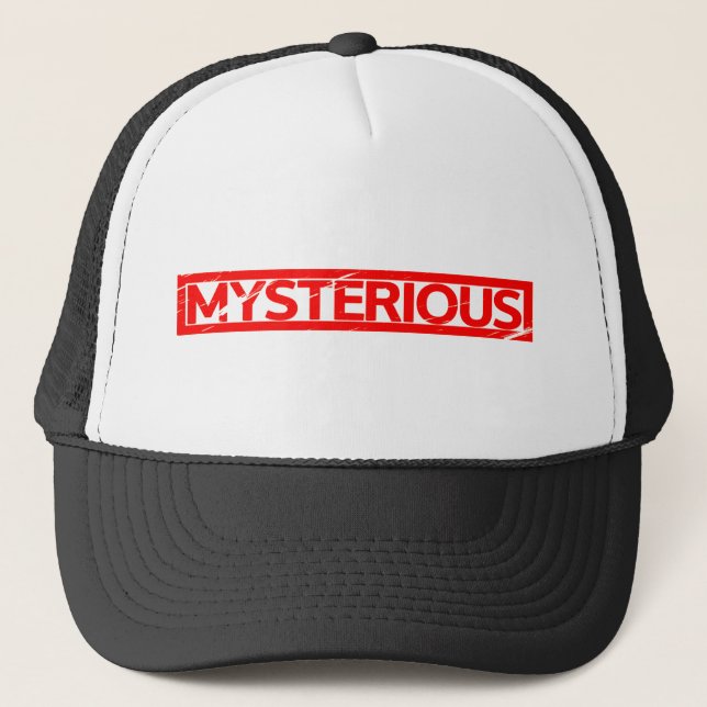 Mysterious Stamp Trucker Hat (Front)