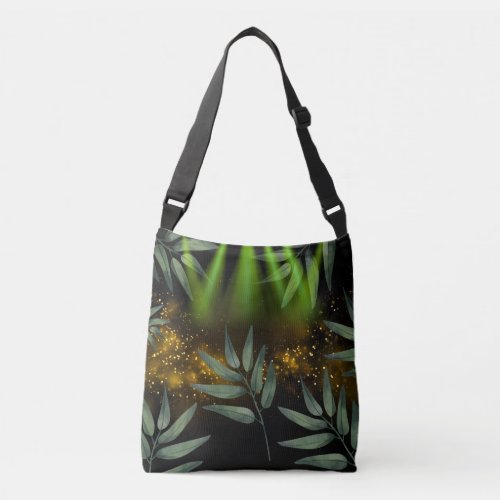 Mysterious Tropical Forest  Crossbody Bag