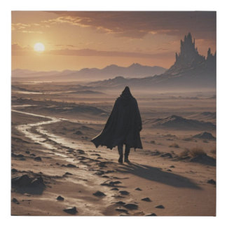 Mysterious Wasteland Faux Canvas Print