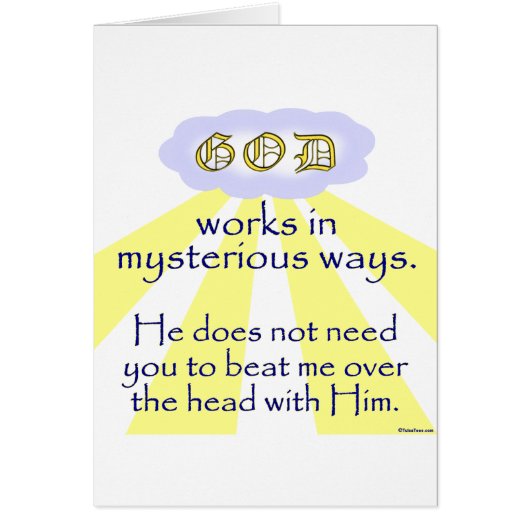 Mysterious Ways Cards (Front)