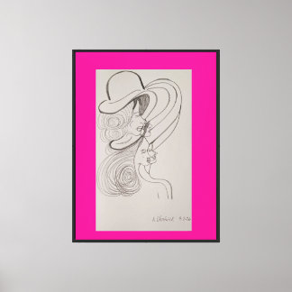 Mysterious Women of Elegance and Sophistication Canvas Print