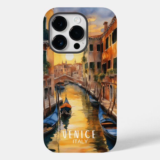 Mysteriously beautiful sunset in Venice Case-Mate iPhone Case (Back)