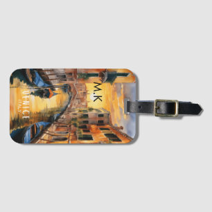 Mysteriously beautiful sunset in Venice Luggage Tag