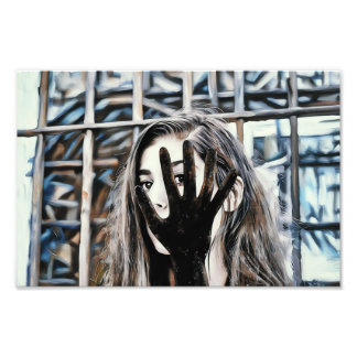 Mystery and Expression with a Unique Visual Focus Photo Print