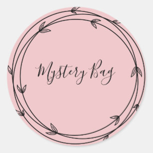 Mystery Bag Surprise Classic Round Sticker