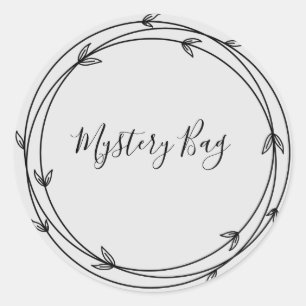 Mystery Bag Surprise Classic Round Sticker