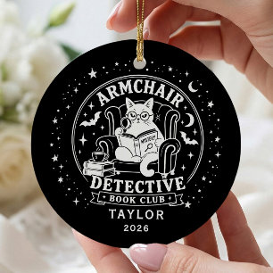 Mystery Book Club Personalized Ornament