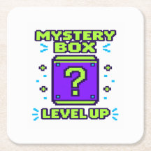 Mystery Box Level Up Retro 8 Bit Pixel Gamer T Shi