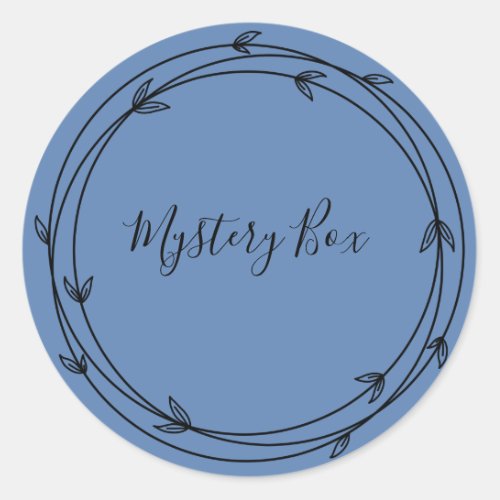 Mystery Box Surprise Classic Round Sticker