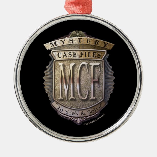 Mystery Case Files Metal Ornament (Front)