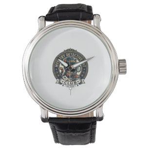 Mystery Detective Cat Cat Graphic Tee Art - Myster Watch