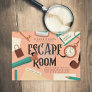 Mystery Escape Room Party Invitation