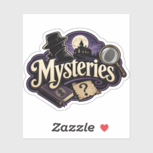 Mystery Fiction Lover Sticker