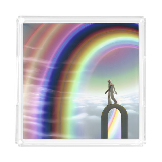 Mystery Figure at the Inter-Dimensional Stargate Acrylic Tray (Front)