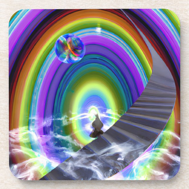 Mystery Figure at the Inter-Dimensional Stargate Beverage Coaster (Front)