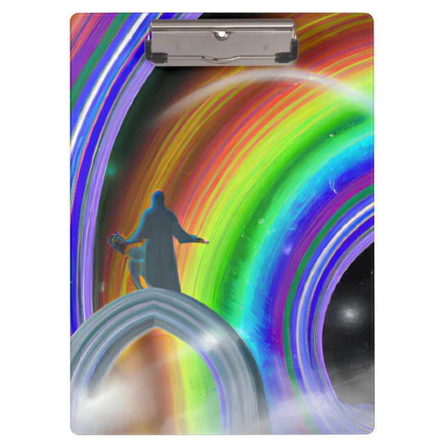 Mystery Figure at the Inter-Dimensional Stargate Clipboard (Front)